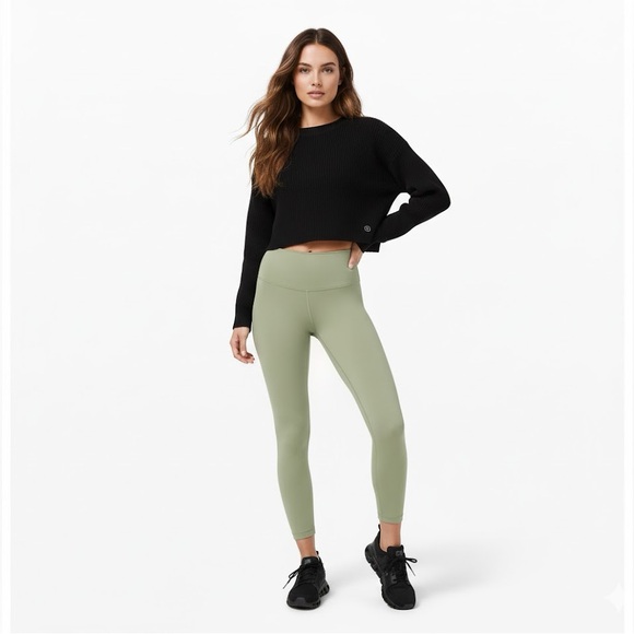 lululemon athletica Pants - Lululemon Wunder Train HR Tight 25” - Willow Green - 4 LIKE NEW!!!!